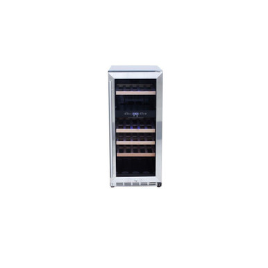 2.9c Outdoor Dual Zone Wine Cooler-34 Inch Tall and 14.9 Inch Wide - AMD-RFR-15WD