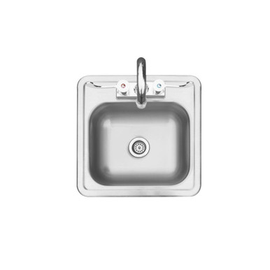 Drop-in Sink-5.4 Inch Tall and 15 Inch Wide - SNK-15D