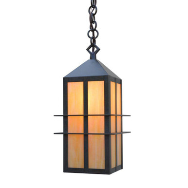 Bexley 1 Light Pendant 14 Inch Tall and 5 Inch Wide by Arroyo Craftsman - BEH-7