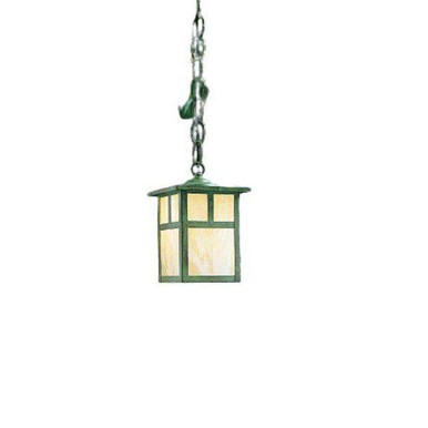 Mission 1 Light Pendant with T Bar Overlay 7.5 X 4.88 by Arroyo Craftsman - MH-5