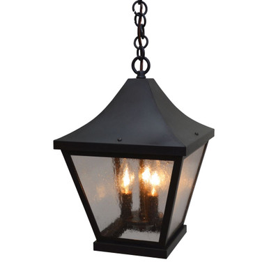 Nantes 3 Light Pendant 15 Inch Tall and 10 Inch Wide by Arroyo Craftsman - NAH-10