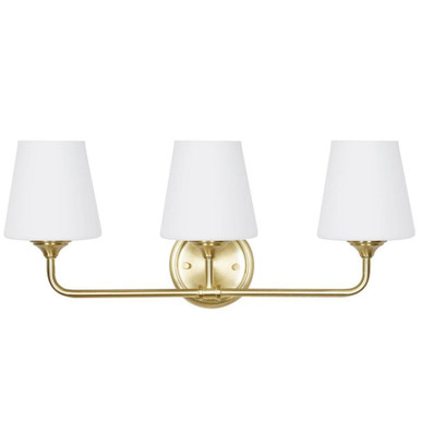 Roberts 3 Light Bath Vanity 9 Inch Tall and 7 Inch Wide by Kenroy Home - 24113