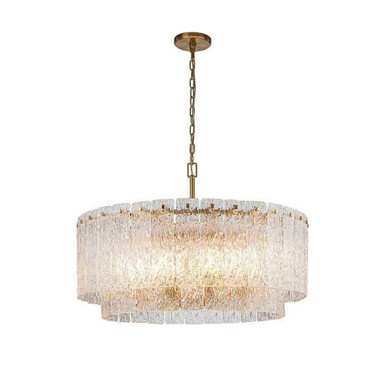 Tundra 12 Light Large 2 Tier Chandelier 22 Inch and 35 Inch Wide by Kanova - KCH5161T-35