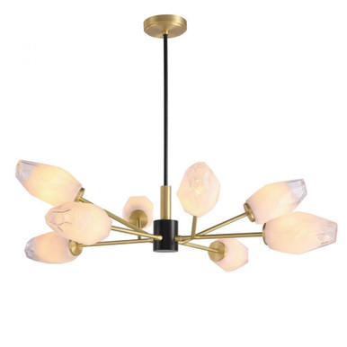 Glacier 8 Light Chandelier 15 Inch Tall and 39 Inch Wide by Kanova - KCH0114-8