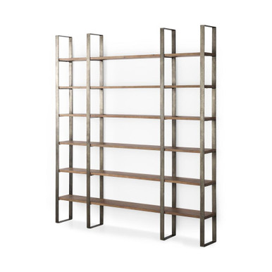 Taunton Shelving Unit 90 Inch Tall and 10.5 Inch Wide By Mercana - 50242-AB