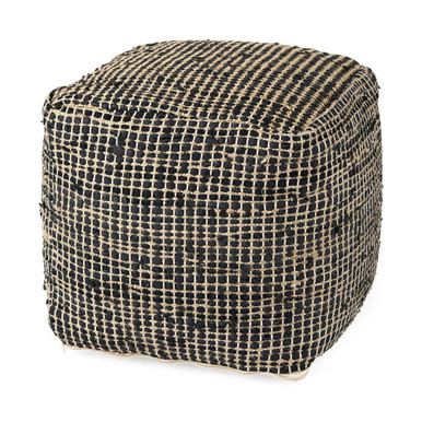 Aalia Pouf 16 Inch Tall and 16 Inch Wide By Mercana - 69503