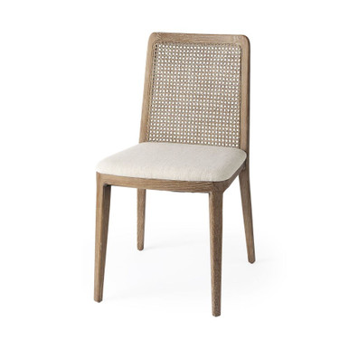 Clara Cane Back Dining Armless Chair 33.75 and 23.25 Inch Wide By Mercana - 69350