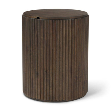 Terra Side Table 22 Inch Tall and 18 Inch Wide By Mercana - 69881
