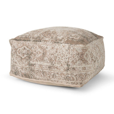 Khloe Pouf 17 Inch Tall and 36 Inch Wide By Mercana - 70379
