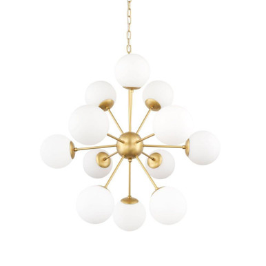 Barbara 11 Light Chandelier 31.5 Inch Tall and 31.5 Inch Wide By Mercana - 70442