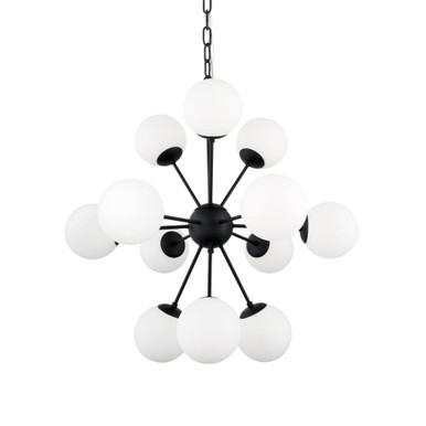Barbara 11 Light Chandelier 31.5 Inch Tall and 31.5 Inch Wide By Mercana - 70442