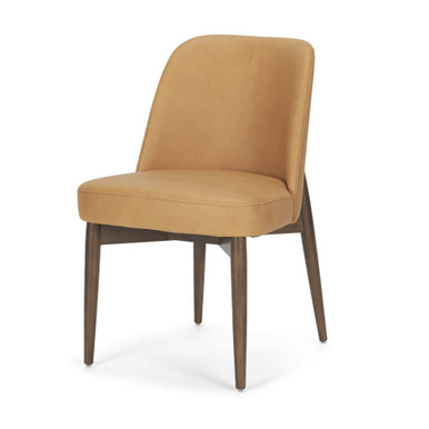 Abbie Curve Dining Chair 33.25 Inch Tall and 21 Inch Wide By Mercana - 71246