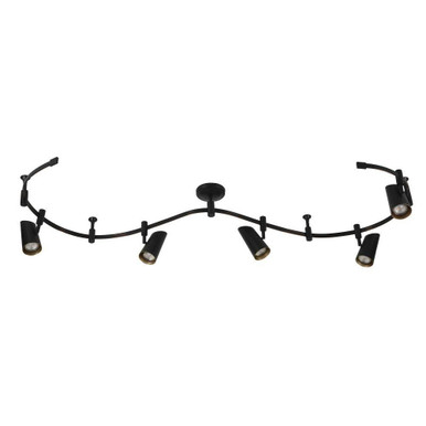 Lunar Flex 35W 5 LED Track Light 10.8 Inch and 4.38 Inch Wide by Catalina - 24311-000