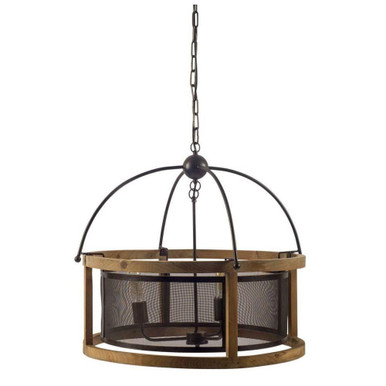 Penhill 3 Light Chandelier 24 Inch Tall and 25 Inch Wide By Mercana - 65456