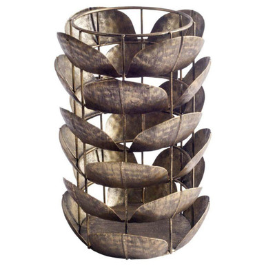 Henley Candle Holder 9.65 Inch Tall and 6.3 Inch Wide By Mercana - 57881