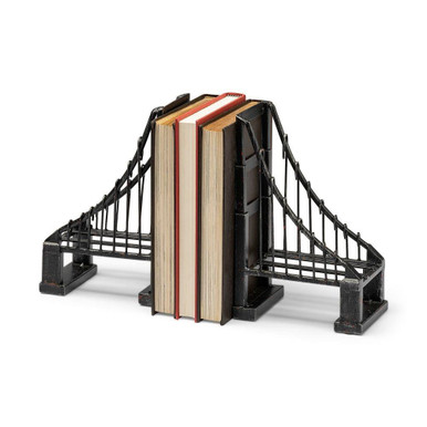 Suspension Book End 10.04 Inch Tall and 3.94 Inch Wide By Mercana - 57157