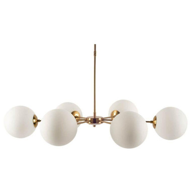 Lahey 6 Light Chandelier 21 Inch Tall and 44 Inch Wide By Mercana - 65438