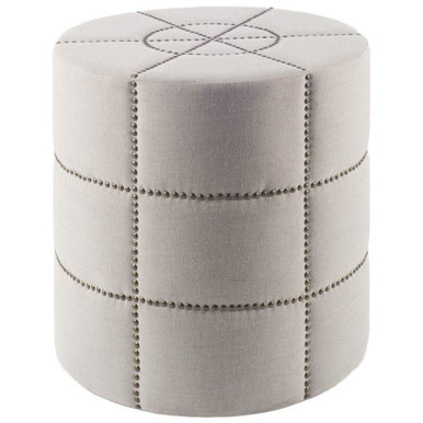 Beacon Ottoman 20.75 Inch Tall and 19.69 Inch Wide By Mercana - 50271