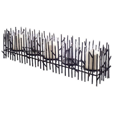 Mondavi Candle Holder 7.6 Inch Tall and 27.56 Inch Wide By Mercana - 53332