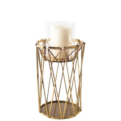 Othello Candle Holder 8.25 Inch Tall and 5.5 Inch Wide By Mercana - 67187