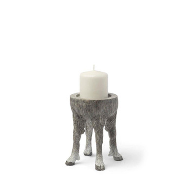 Pan Candle Holder 7 Inch Tall and 5 Inch Wide By Mercana - 68064