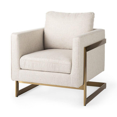 Rupert Accent Chair 32 Inch Tall and 31 Inch Wide By Mercana - 67929