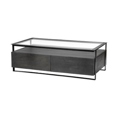 Vidro Coffee Table 18 Inch Tall and 30 Inch Wide By Mercana - 68207