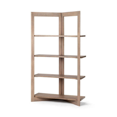 Turnbull Shelving Unit 72 Inch Tall and 16 Inch Wide By Mercana - 68212