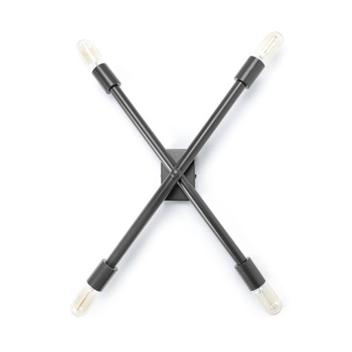 Xendi 4 Light Wall Sconce 25 Inch Tall and 15 Inch Wide By Mercana - 68269