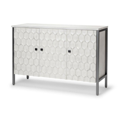 Savannah 3 Door Accent Cabinet 31.5 Inch Tall X 15.75 Inch Wide By Mercana - 68268