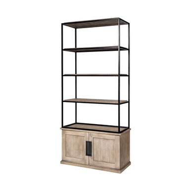 Braxton Shelving Unit 90 Inch Tall and 41.5 Inch Length By Mercana - 68203-AB