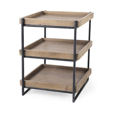 Trey Accent Table 26 Inch Tall and 20 Inch Wide By Mercana - 68219