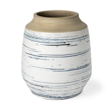 Sonnett Vase 10.24 Inch Tall and 9.06 Inch Wide By Mercana - 69042