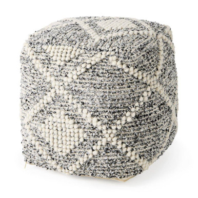 Ekiya Pouf 16 Inch Tall and 16 Inch Wide By Mercana - 69520