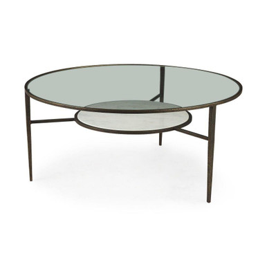 Felicity Coffee Table 16 Inch Tall and 36 Inch Wide By Mercana - 69253-AB