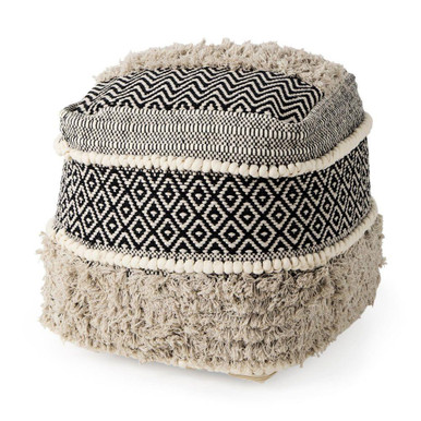Darika Pouf 16 Inch Tall and 16 Inch Wide By Mercana - 69515