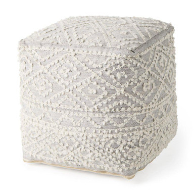 Farida Pouf 16 Inch Tall and 16 Inch Wide By Mercana - 69522