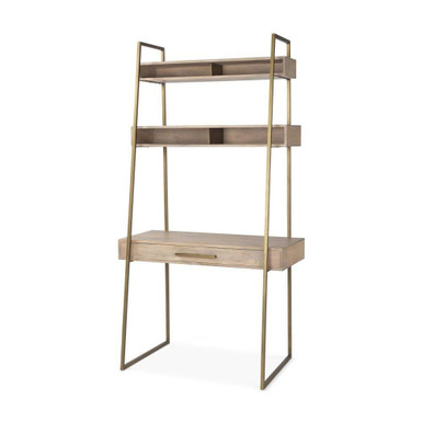 Cordell Office Desk 78.5 Inch Tall and 24.5 Inch Wide By Mercana - 69738