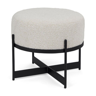 Amelia Ottoman 19 Inch Tall and 21.26 Inch Wide By Mercana - 69838