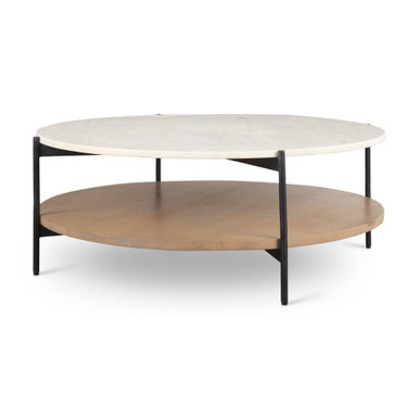 Larkin Coffee Table 16 Inch Tall and 42 Inch Wide By Mercana - 69924-AB