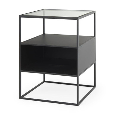 Samson End/Side Table 21.26 Inch Tall and 15.75 Inch Wide By Mercana - 70096
