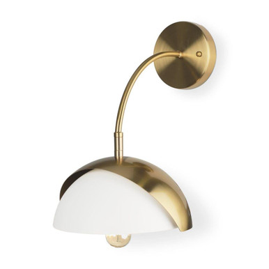 Cybill 1 Light Wall Sconce 13.39 Inch Tall and 12.99 Inch Wide By Mercana - 70468