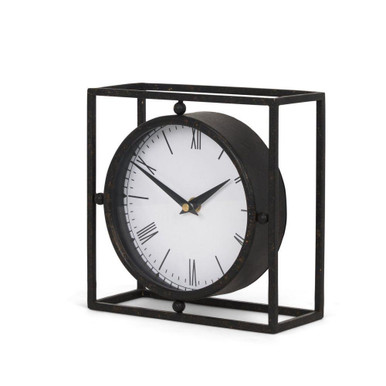 Raisa Table Clock 3.05 Inch Tall and 1.28 Inch Wide By Mercana - 70690