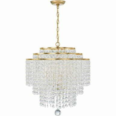 Gabrielle 6 Light Medium Chandelier by Crystorama - GAB-B7305