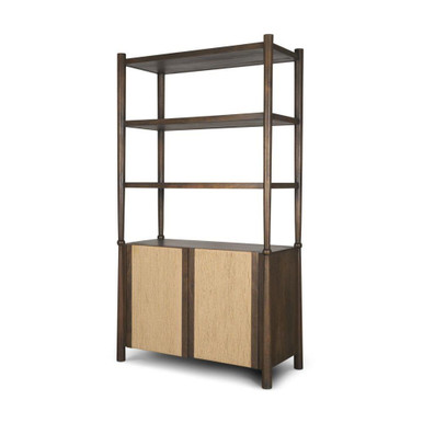 Bondi Open Shelving Unit 83 Inch Tall and 21 Inch Wide By Mercana - 71280