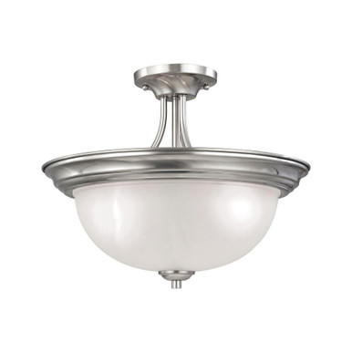 Bristol Lane 3 Light Semi Flush Mount 12 Inch Tall X 16 Inch Wide by Atlas - 2103SF/20