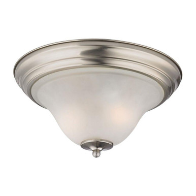 Kingston 2 Light Flush Mount 7 Inch Tall and 13 Inch Wide by Atlas - 1402FM/20