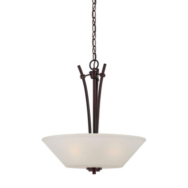 Pittman 3 Light Pendant 20 Inch Tall and 18 Inch Wide by Atlas - 190061719