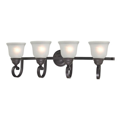 Hamilton 4 Light Bath Vanity 11 Inch Tall and 33 Inch Wide by Atlas - 2304BB/10