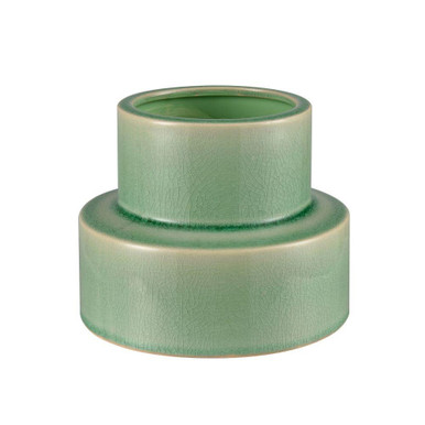Bobby Medium Vase 5 Inch Tall and 6.25 Inch Wide by Atlas - AC11106-01
